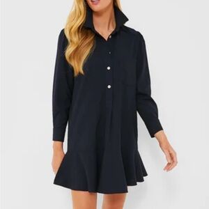 Callahan Black Collared Dress